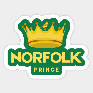 Norfolk Prince Sticker